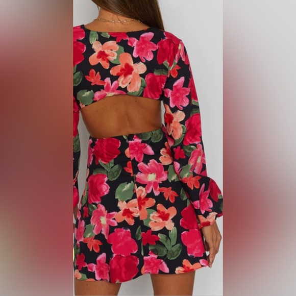 Mars Twist Mini Dress Floral - Picture 5 of 5